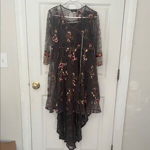 2 pc Nakoosh net embroidered suit